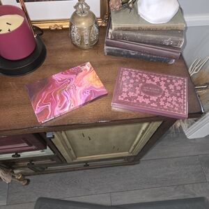 ACE Beauté Pink Floral Eyeshadow Palette & Marbled Pink Palette